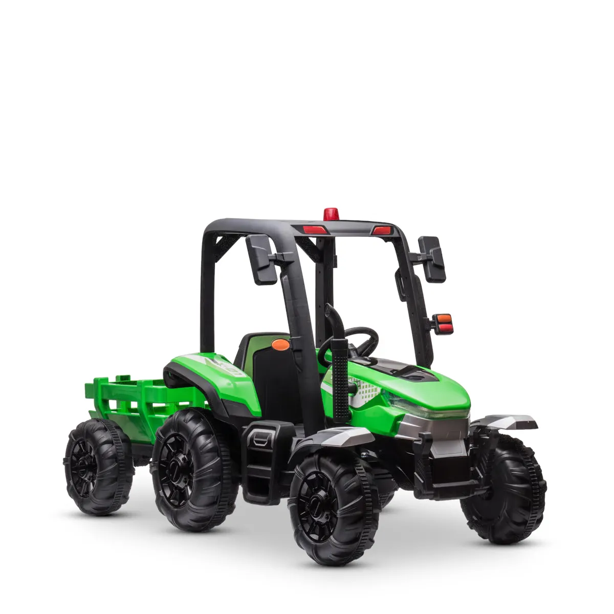 XL elektrický poľnohospodársky traktor pre deti s prívesom