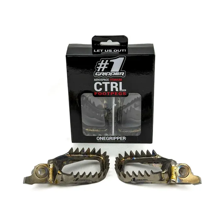 Ti-CTRL Footpegs - Mud-Free - Yamaha