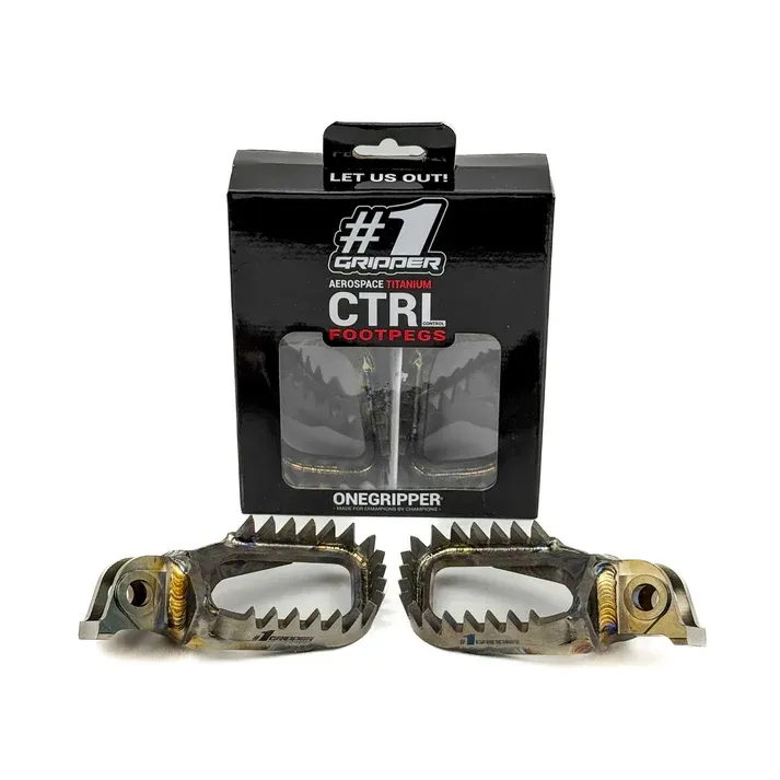 Ti-CTRL Footpegs - Mud-Free - Sherco